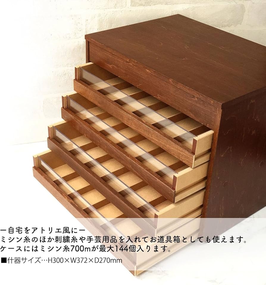 ミシン糸　収納ケース　シャッペスパン シャッペスパンミシン糸ケースミシン糸什器ミシン糸収納 - メルカリ